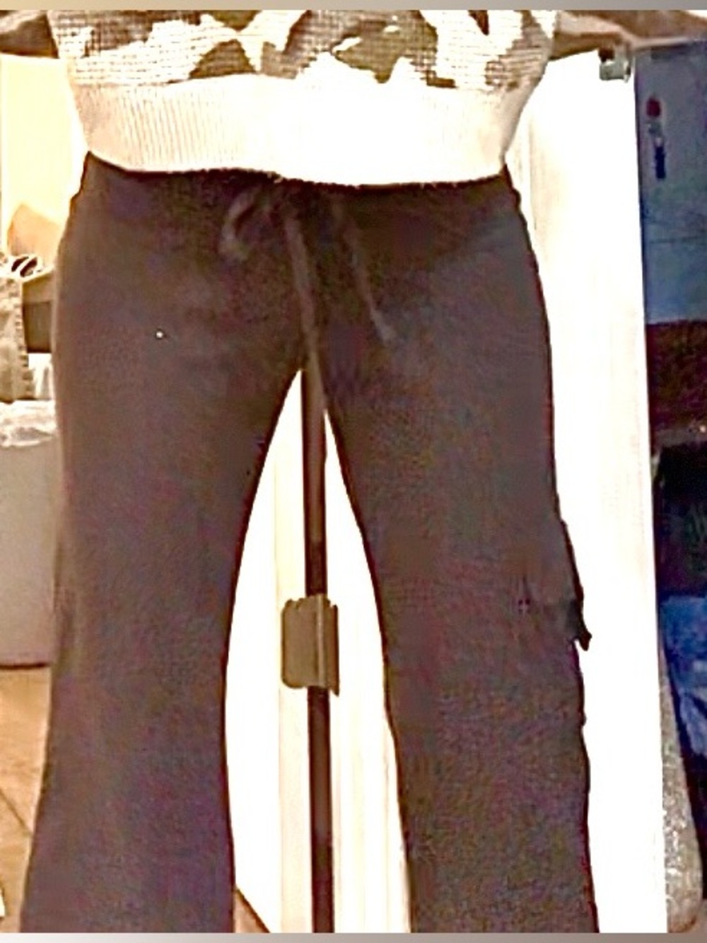 Dark Grey Drawstring Sweats - Picture 3 of 4